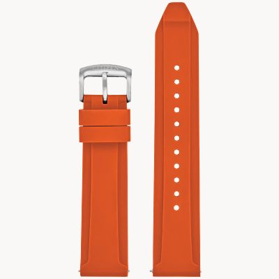 Orange Silicone Strap (22mm)
