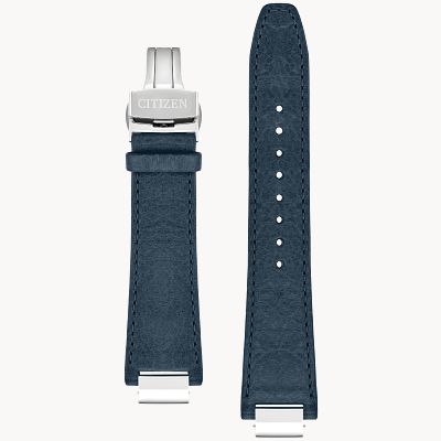 Blue Leather Strap